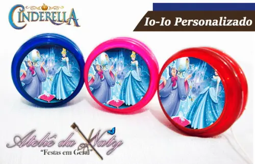 Io-Iô Personalizado - Cinderela