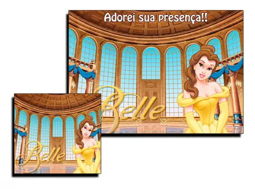 Jogo Americano - a Bela e a Fera
