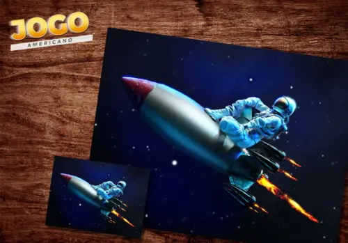 Jogo Americano - Astronauta