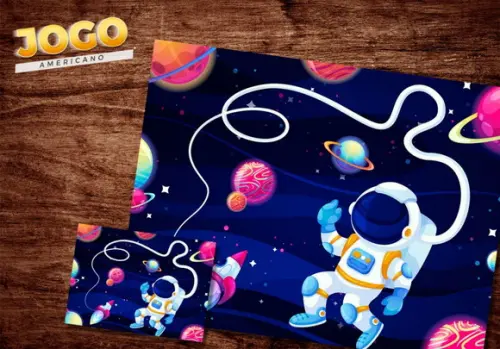 Jogo Americano - Astronauta