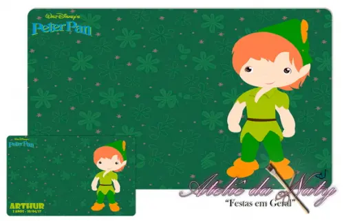 Jogo Americano - Baby Peter Pan