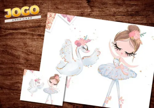 Jogo Americano - Bailarina