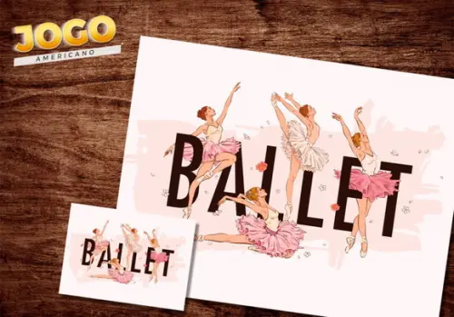Jogo Americano - Bailarina
