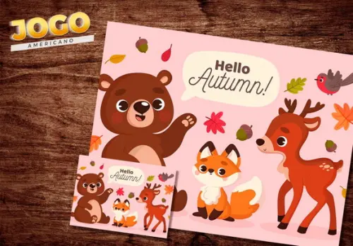 Jogo Americano - Bosque Encantado