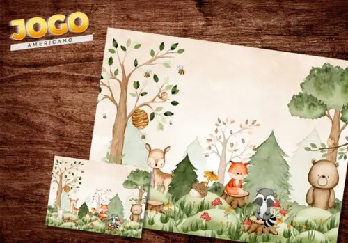 Jogo Americano - Bosque Encantado