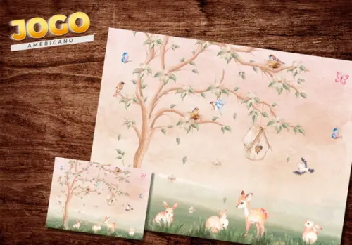 Jogo Americano - Bosque Encantado