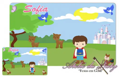 Jogo Americano - Branca de Neve