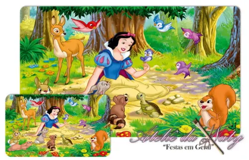 Jogo Americano - Branca de Neve