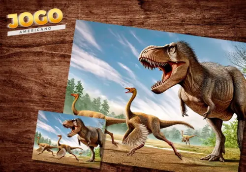 Jogo Americano - Dinossauro