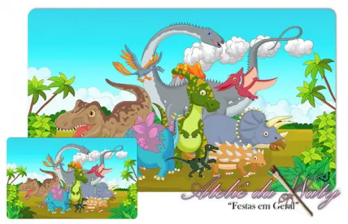 Jogo Americano - Dinossauros