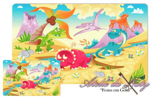 Jogo Americano - Dinossauros