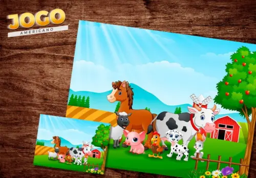 Jogo Americano - Fazendinha