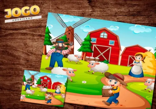 Jogo Americano - Fazendinha