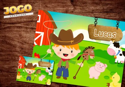 Jogo Americano - Fazendinha