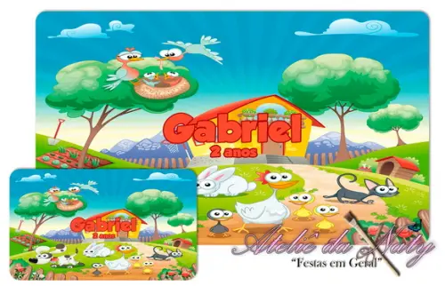 Jogo Americano - Fazendinha