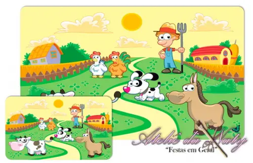 Jogo Americano - Fazendinha
