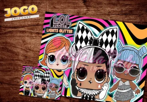 Jogo Americano - Lol Surprise