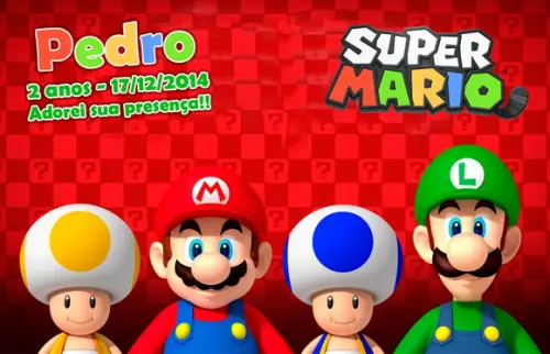 Jogo Americano - Mario Bros