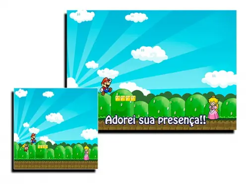 Jogo Americano - Mario Bros