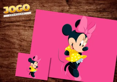 Jogo Americano - Minnie Mouse