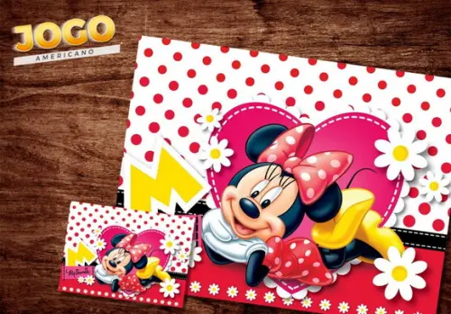 Jogo Americano - Minnie Mouse