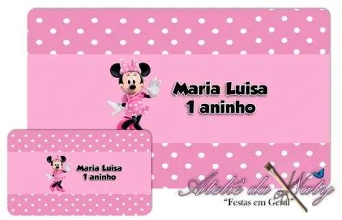 Jogo Americano - Minnie Mouse
