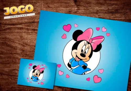 Jogo Americano - Minnie Mouse