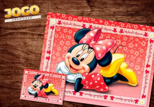 Jogo Americano - Minnie Mouse