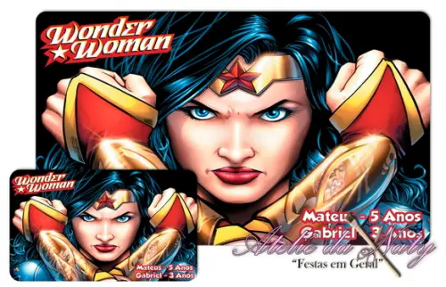 Jogo Americano - Mulher Maravilha