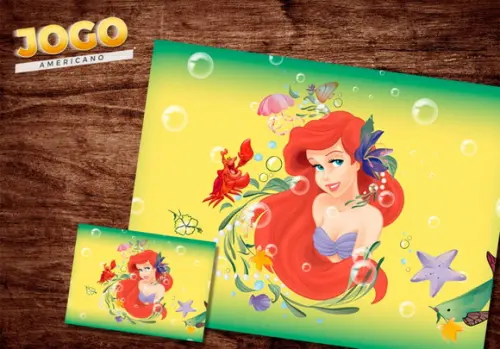 Jogo Americano - Pequena Sereia