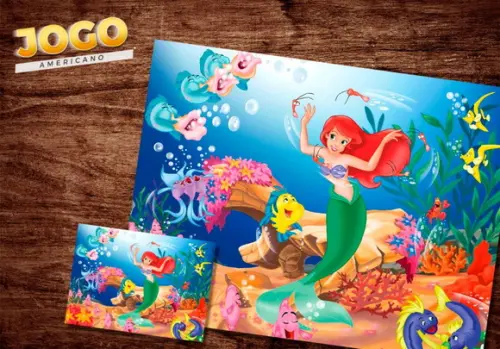 Jogo Americano - Pequena Sereia