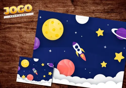 Jogo Americano - Planetas