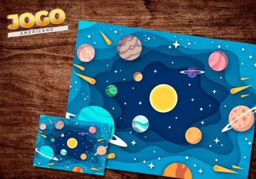 Jogo Americano - Planetas