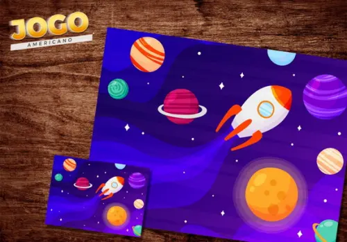 Jogo Americano - Planetas