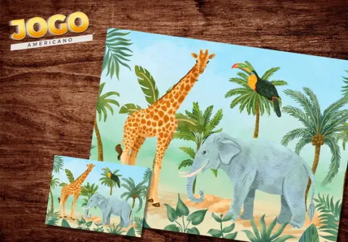 Jogo Americano - Safari