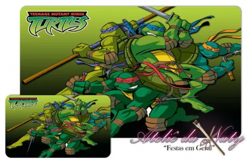 Jogo Americano - Tartarugas Ninjas
