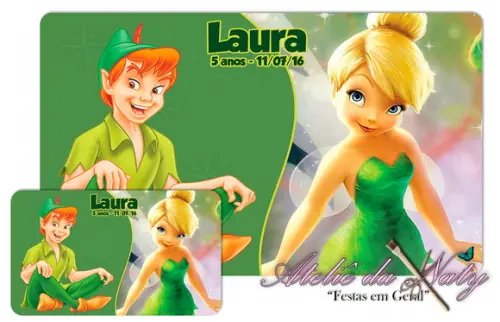 Jogo Americano - Tinkerbell e Peter Pan