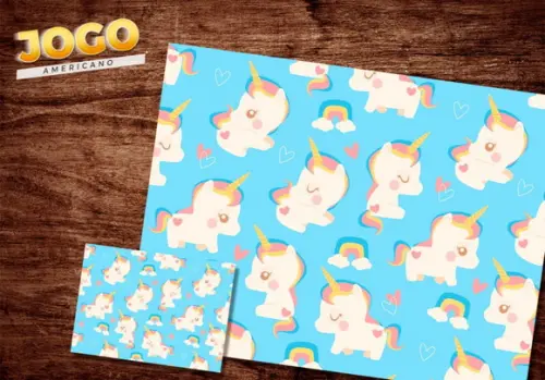 Jogo Americano - Unicórnio