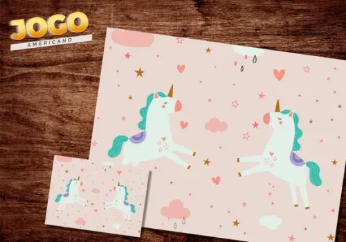 Jogo Americano - Unicórnio