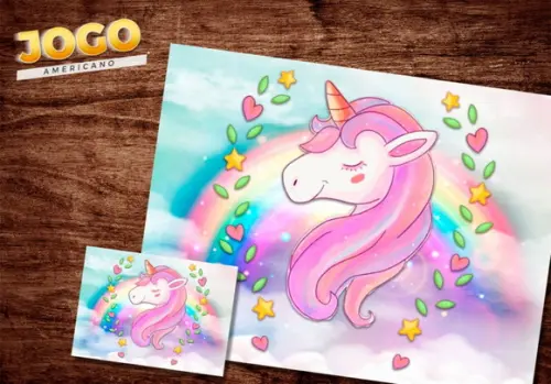 Jogo Americano - Unicórnio