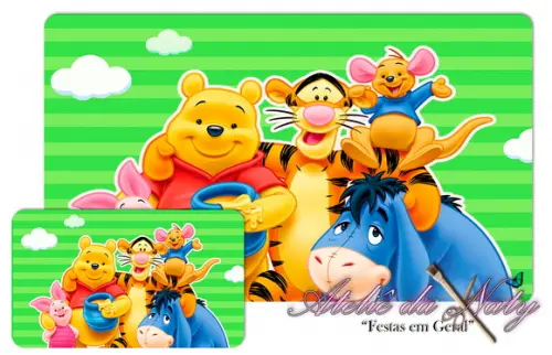 Jogo Americano - Ursinho Pooh