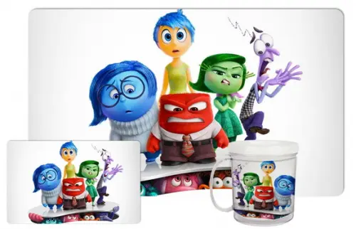Jogo Americano com Caneca - Divertidamente 2