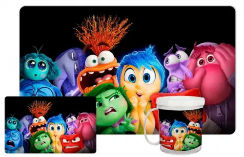 Jogo Americano com Caneca - Divertidamente 2