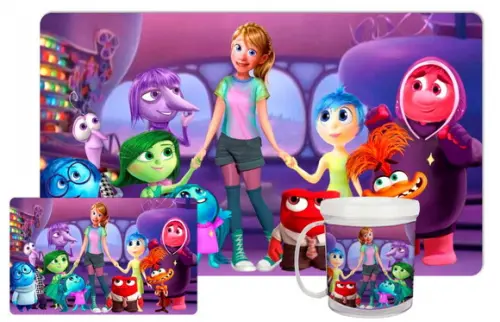 Jogo Americano com Caneca - Divertidamente 2