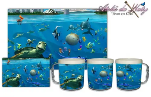 Jogo Americano com Caneca - Nemo