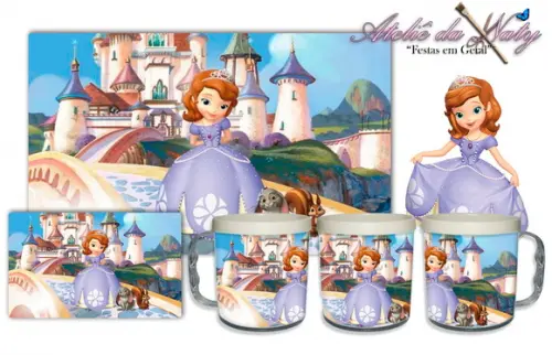 Jogo Americano com Caneca - Sofia