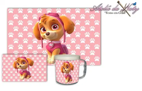 Jogo Americano com caneca - Skye