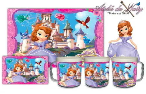 Jogo Americano com Caneca - Sofia