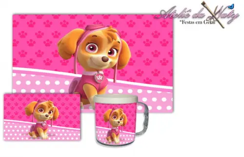 Jogo Americano com caneca - Skye