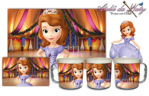 Jogo Americano com Caneca - Sofia